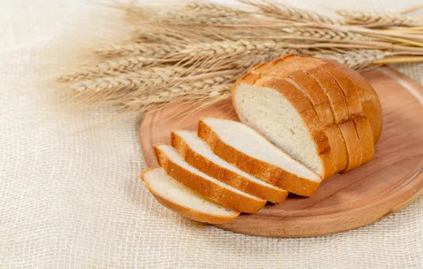 Picture bread, ears, towel