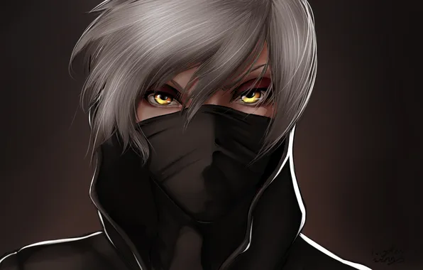 Look, girl, anger, mask, art, forgotten-wings