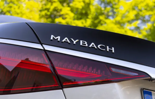Picture Mercedes-Benz, Mercedes, Maybach, S-Class, rear badge, Mercedes-Maybach S 680