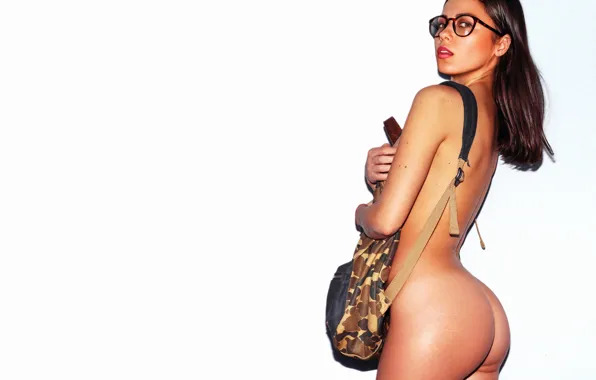 Ass, look, pose, model, naked, body, makeup, figure