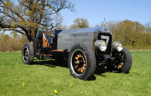 Retro, background, the front, 1918, Speedster, Open, LaFrance