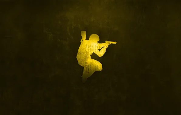Gold, special forces, Desert Eagle, Counter Strike, source