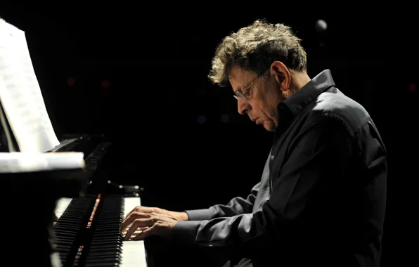 Genius, musician, composer, Philip Glass