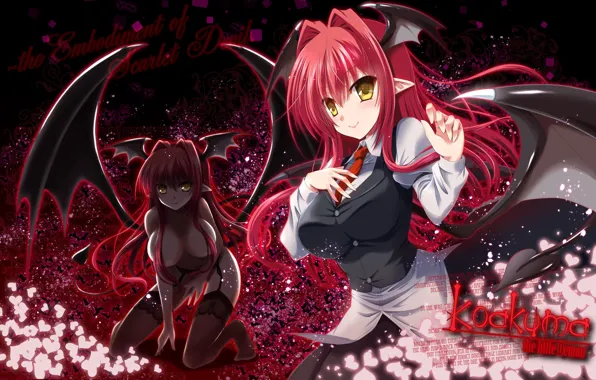 Sexy, devil, boobs, breast, anime, wings, tits, asian