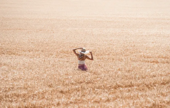 BLONDE, FIELD, MOOD, HAT, DAL, SPIKELETS