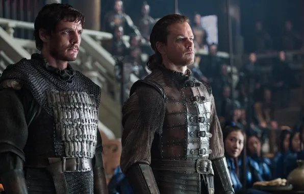 China, cinema, armor, movie, film, warrior, Matt Damon, Pedro Pascal