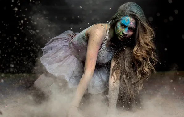 Look, girl, portrait