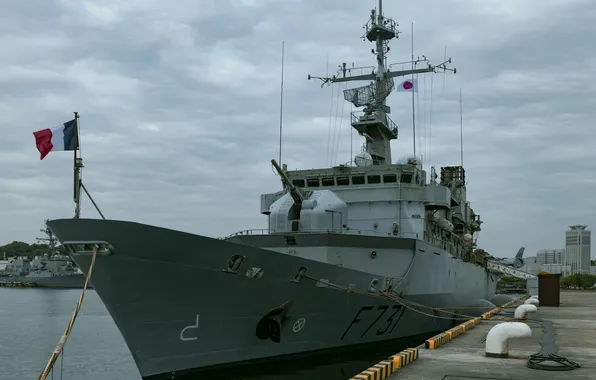 Japan, frigate, French Navy, visit, Yokosuka, FC Prairial