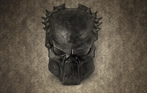 The dark background, predator, mask, predator