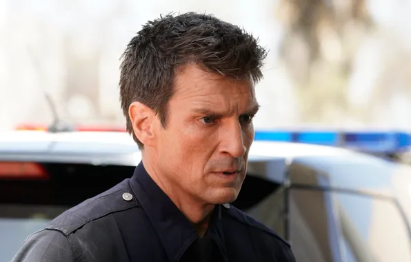 Look, form, the series, Nathan Fillion, Nathan Fillion, US police, Rookie, John Nolan