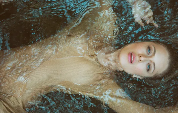 Picture look, water, model, Djamila