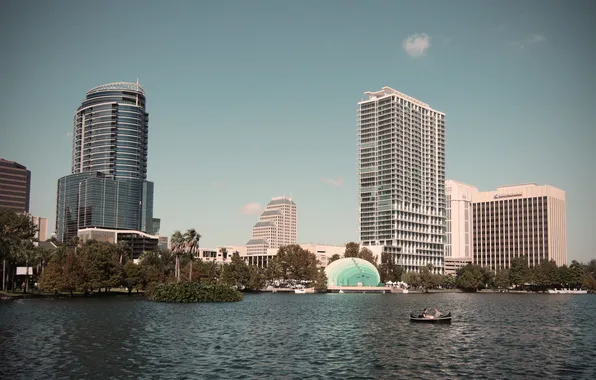 City, the city, USA, Orlando, Florida