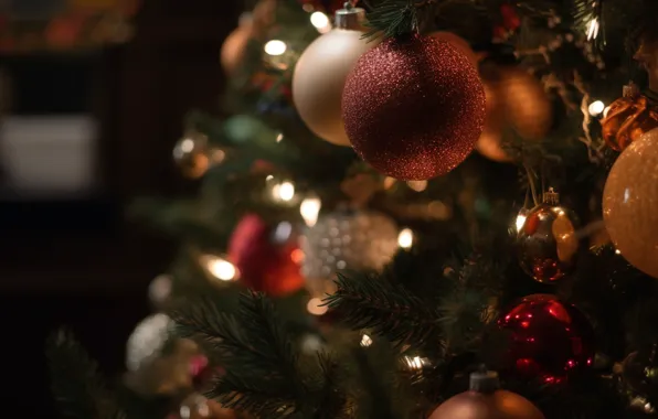 Balls, Christmas, New year, herringbone, AI art, neural network
