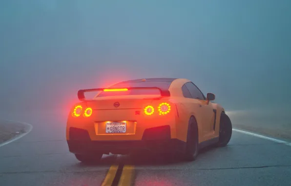 Fog, R35, Nissan GTR, brake lights