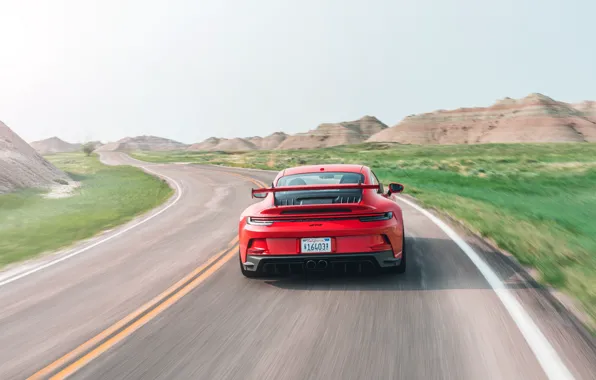 Car, 911, Porsche, red, Porsche 911 GT3