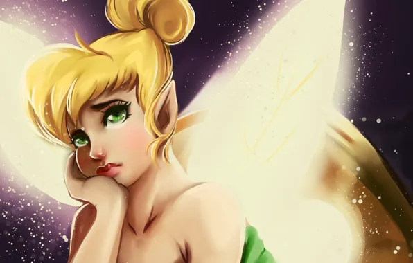Picture Tinker Bell, Peter Pan, by Kachumi
