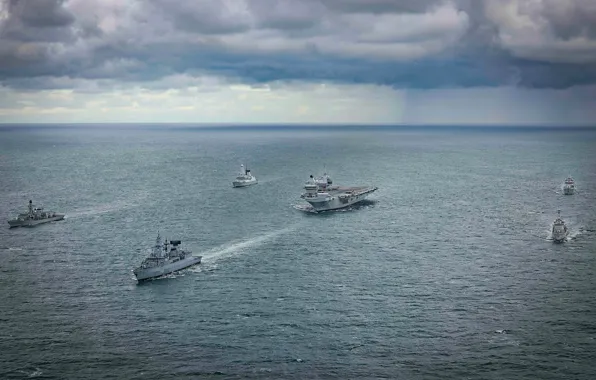 Ships, exercises, aircraft carrier group