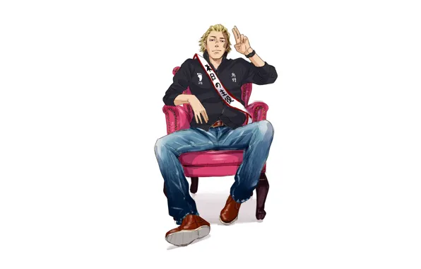 Sitting, coach, Volleyball, Haikyuu