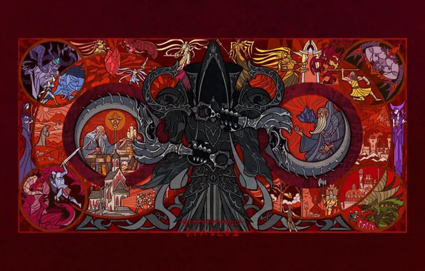 The game, Angel, Style, Fantasy, Art, Art, Jian Guo, Diablo 3