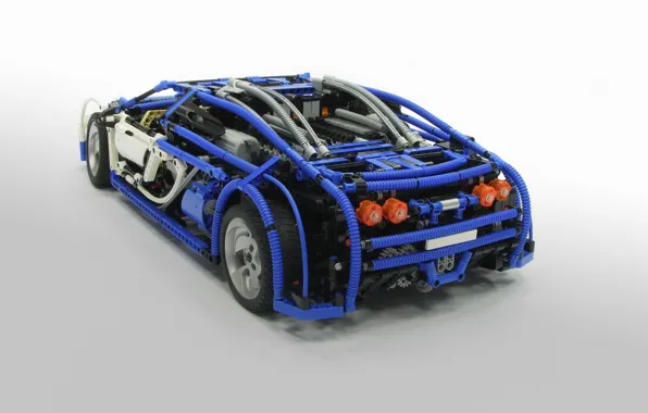 Picture model, veyron, bugatti, lego, 16.4