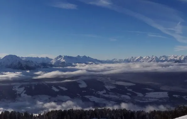 Panorama, Austria, Innsbruck, Patscherkofel