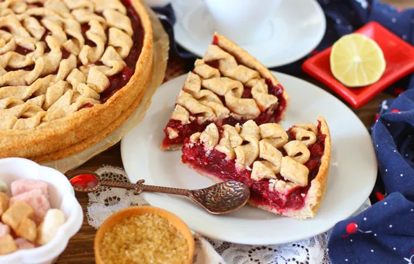 Pie, cherry, lime, cakes, tart