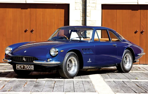 Picture blue, Board, gate, ferrari, Ferrari, 500, superfast, nice car