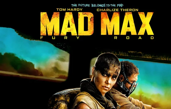 Picture Charlize Theron, Charlize Theron, Tom Hardy, Tom Hardy, Mad Max: Fury Road, Mad Max: fury …