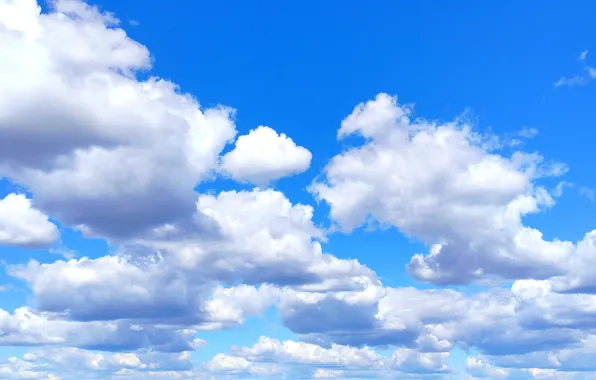 Summer, the sun, clouds, The sky, June, sineenebo