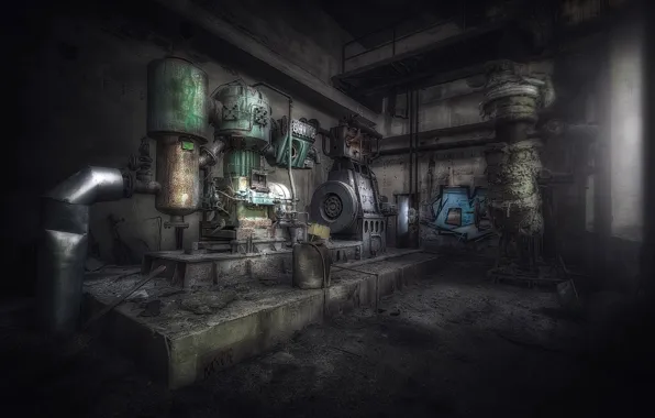 Background, plant, factory