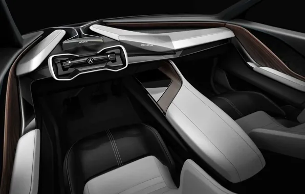 Acura, the interior of the car, Acura Precision EV, Precision EV