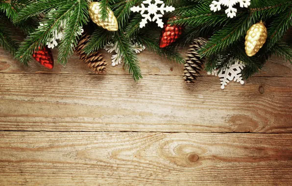 Decoration, berries, tree, New Year, Christmas, happy, Christmas, balls