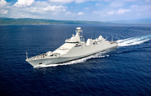 Picture Frigate, The Navy of Indonesia, KRI Martadinata (331)