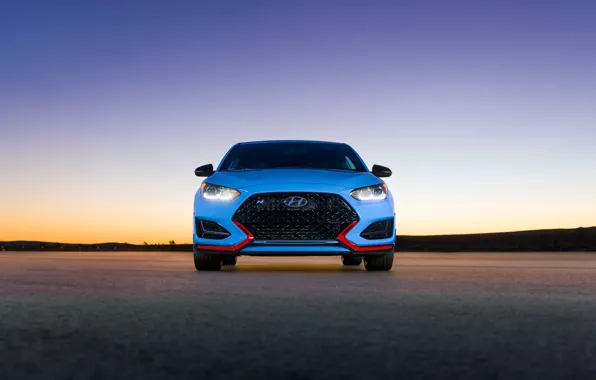 Hyundai, front view, 2018, Veloster N