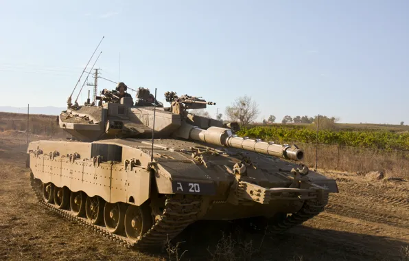Tank, combat, main, Merkava, Israel, Mk III