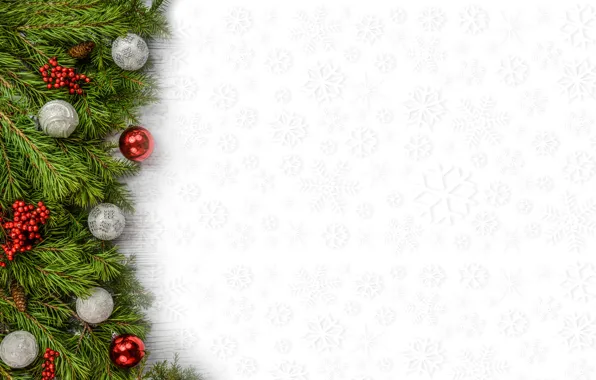 Snowflakes, background, toy, new year, texture