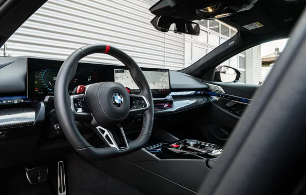 Interior, BMW, the wheel, the instrument panel, Touring, BMW M5, dAHLer, 2025