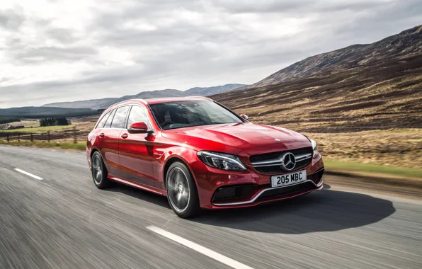 Mercedes, Mercedes, AMG, AMG, C 63, UK-spec, Estate, 2015