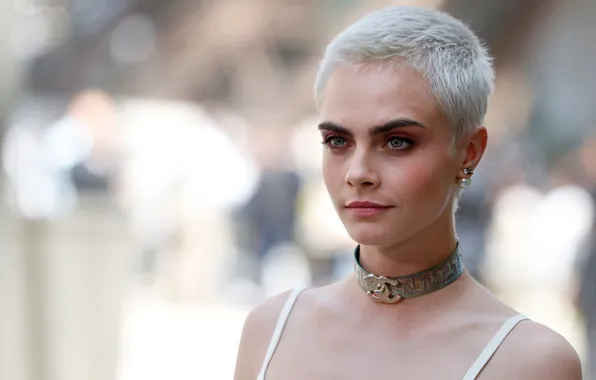 Background, portrait, bokeh, Cara Delevingne, Cara Delevingne