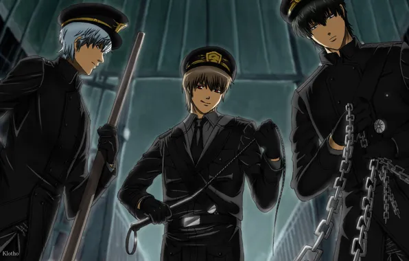 Anime, guys, Gintama, Gintama
