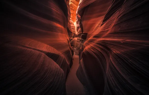 Rocks, texture, USA, antelope canyon