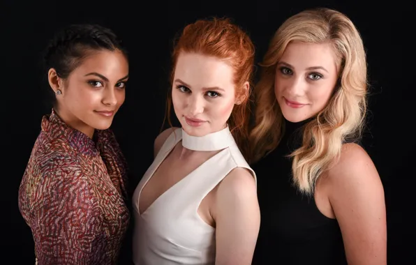 Picture Riverdale, Veronica Lodge, Camila Mendes, Betty Cooper, Lili Reinhart, Riverdale, Cheryl Blossom, Madelaine Petsch