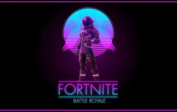 Picture Music, Background, Art, Synth, Fortnite, Retrowave, Battle Royale, Synthwave