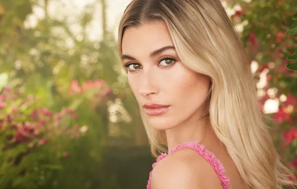 Look, girl, model, blonde, beauty, Hailey Baldwin