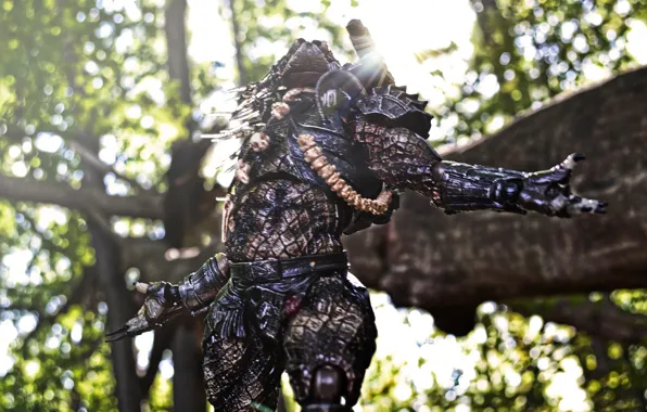 Picture forest, nature, toy, predator, being, figurine, Predator, thing