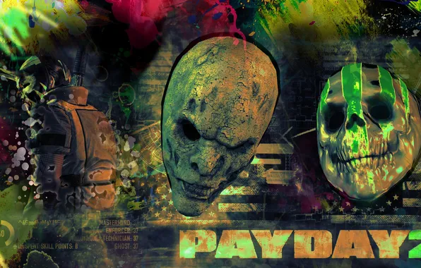 Mask, art, Mask, Payday 2, Payday, PAYDAY