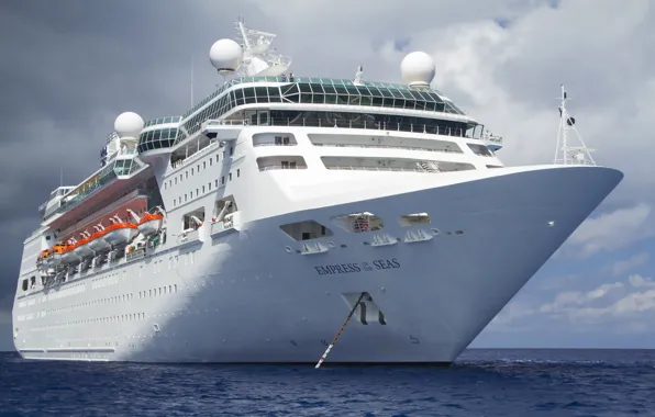 The ocean, Sea, Liner, The ship, Royal Caribbean International, Tank, Passenger ship, Cruise Ship