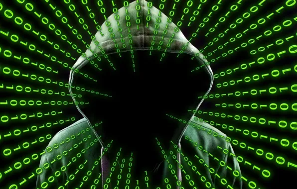 GREEN, FIGURES, ONE, CODE, ZERO, BINARY, HOODIE