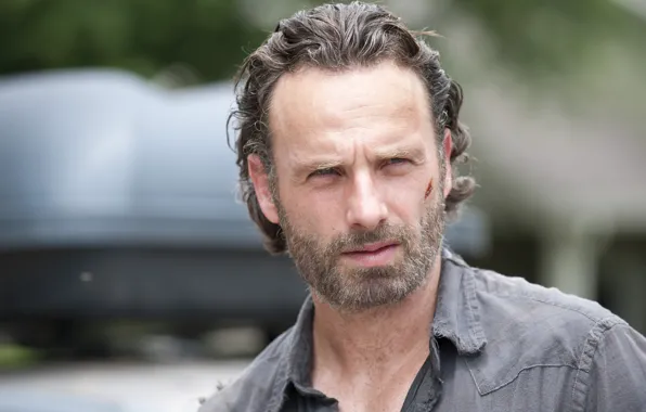 Picture look, face, The Walking Dead, The walking dead, Andrew Lincoln, Andrew Lincoln