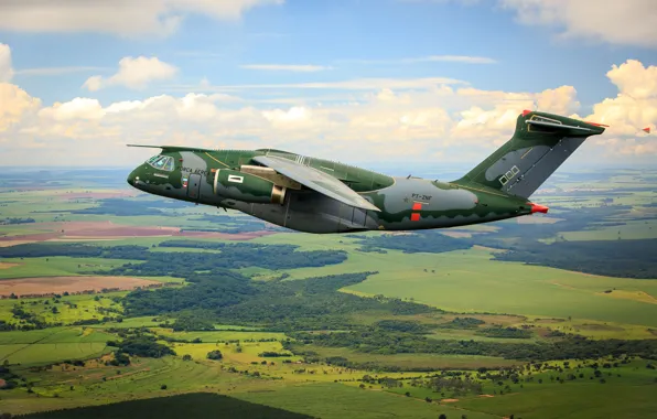 Picture FAB, Embraer, KC-390, military aircraft, Force Air Brazilian, Brazilian Air Force